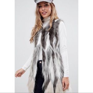 ASOS Faux Fur Vest